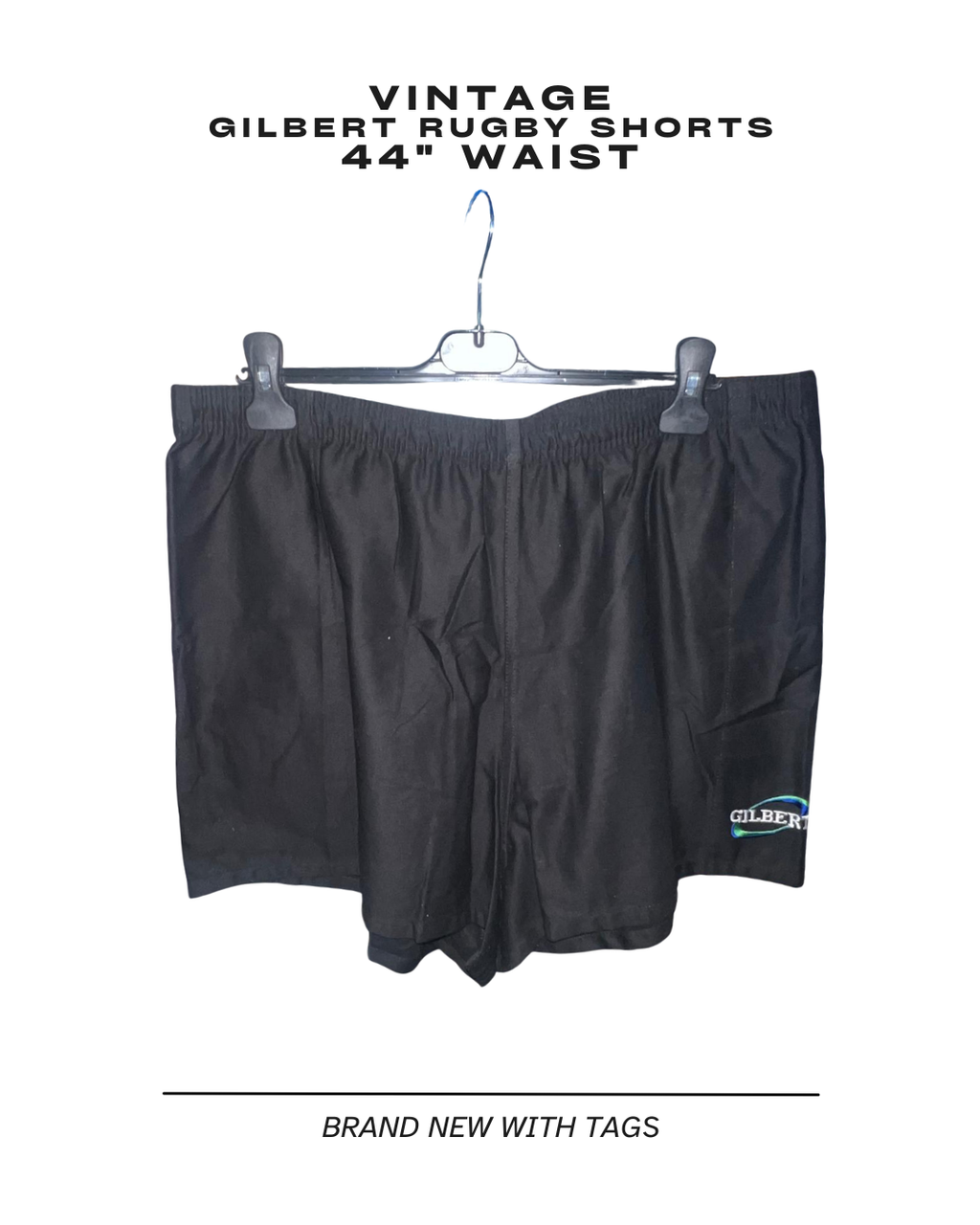 Vintage Gilbert Rugby Classic 44" Waist Shorts BNWT