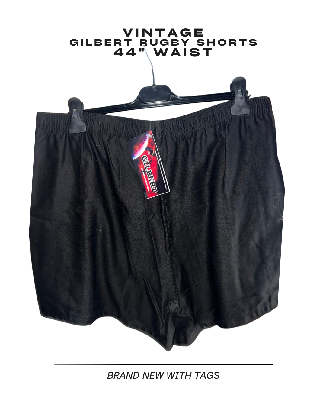 Vintage Gilbert Rugby Classic 44" Waist Shorts BNWT