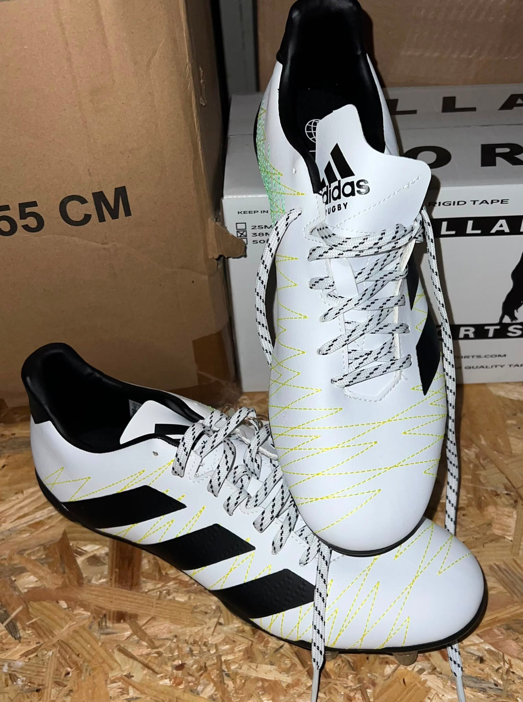 Adidas Rugby Kakari Soft Grounds Boots Size 8.5 *BNIB*