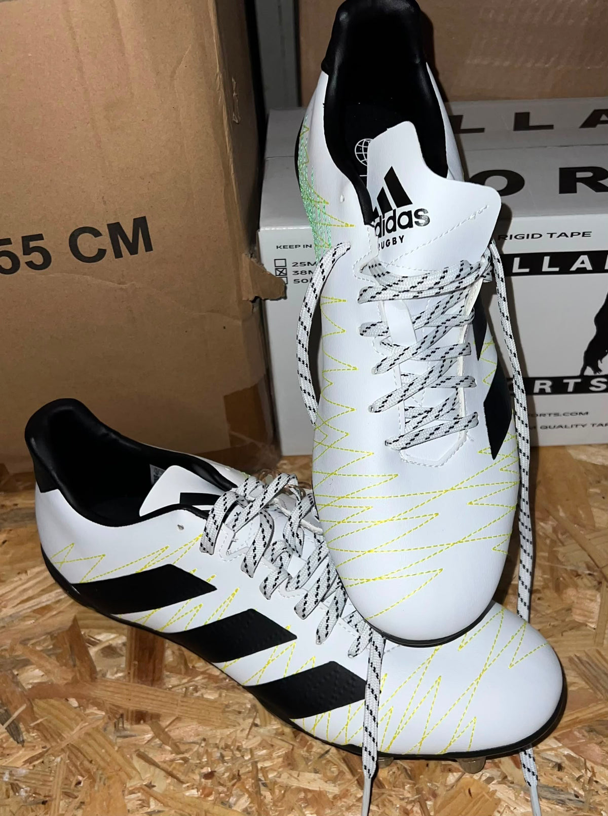 Adidas Rugby Kakari Soft Grounds Boots Size 8.5 *BNIB*