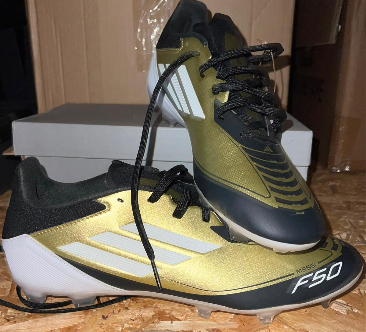 Adidas F50 Messi Gold Firm Ground Boots *BNIB*