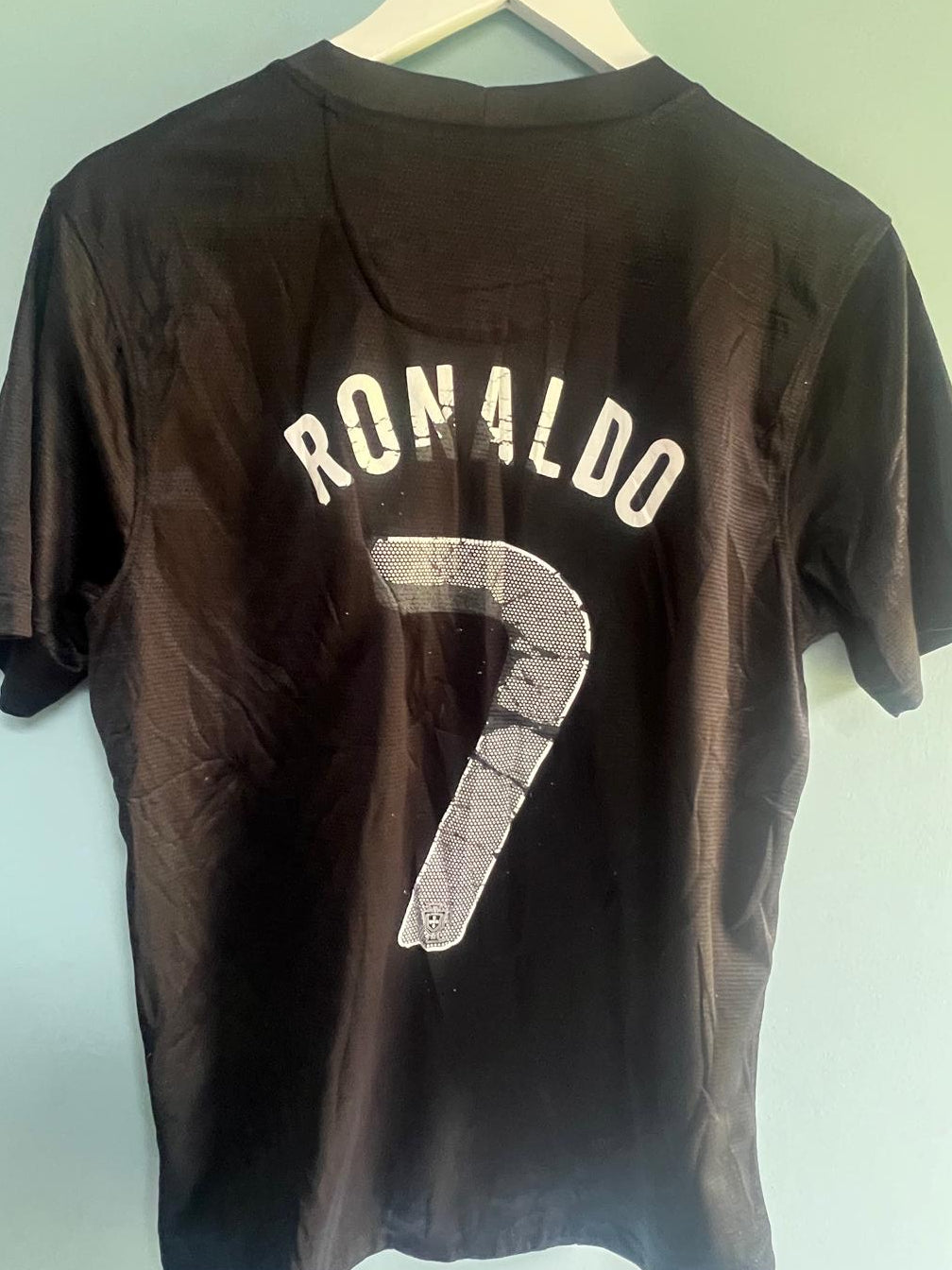 Vintage Portugal National Football Team Shirt Nike Ronaldo #7 Small