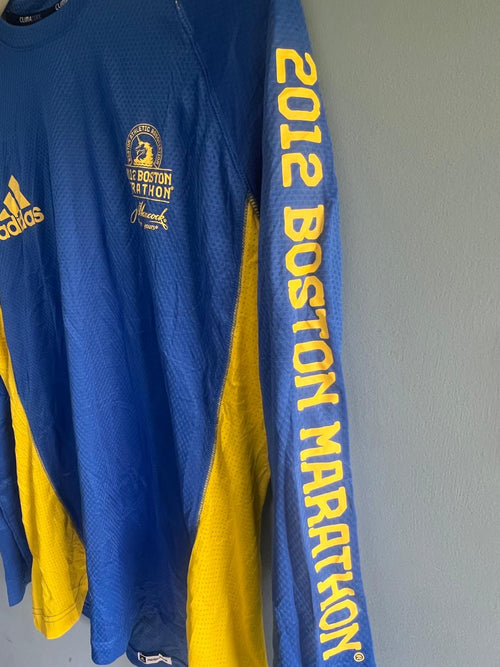 2012 Boston Marathon Long Sleeve Adidas Top Large