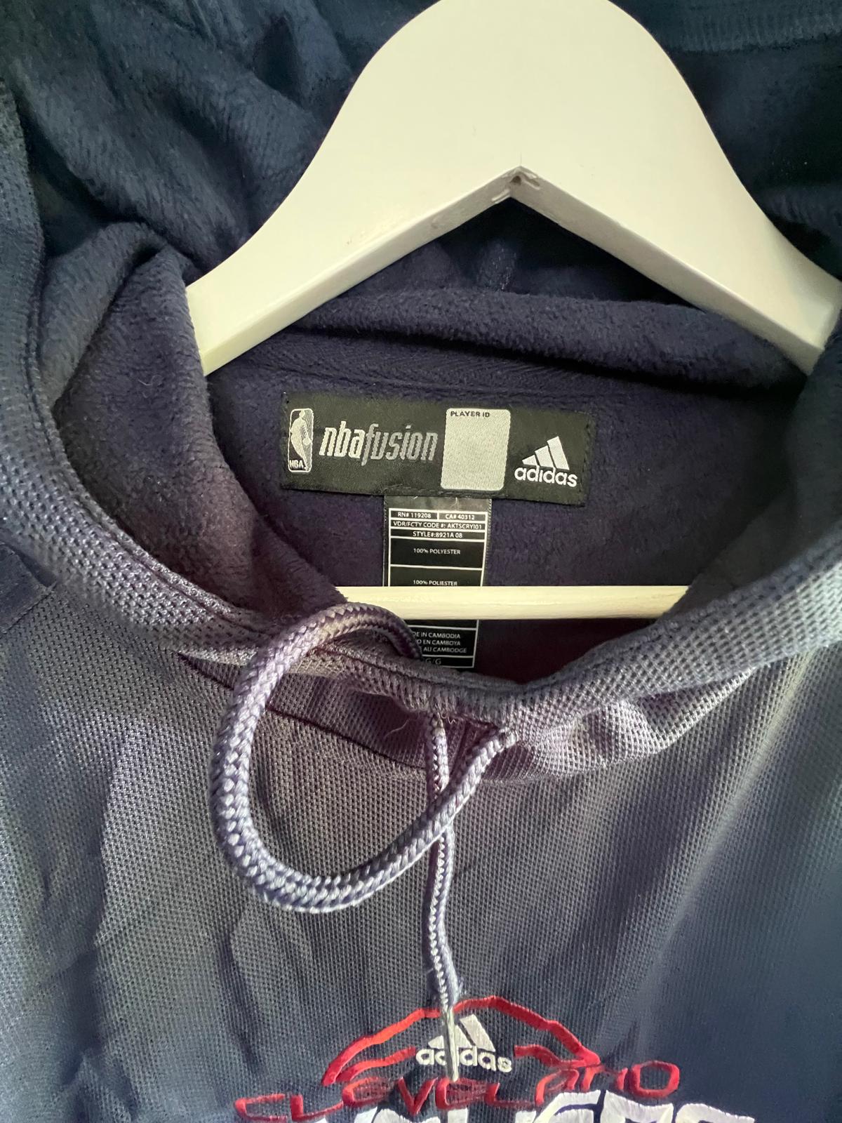 Adidas Cleveland Cavaliers NBA Fusion Hoody XL (Fits big)