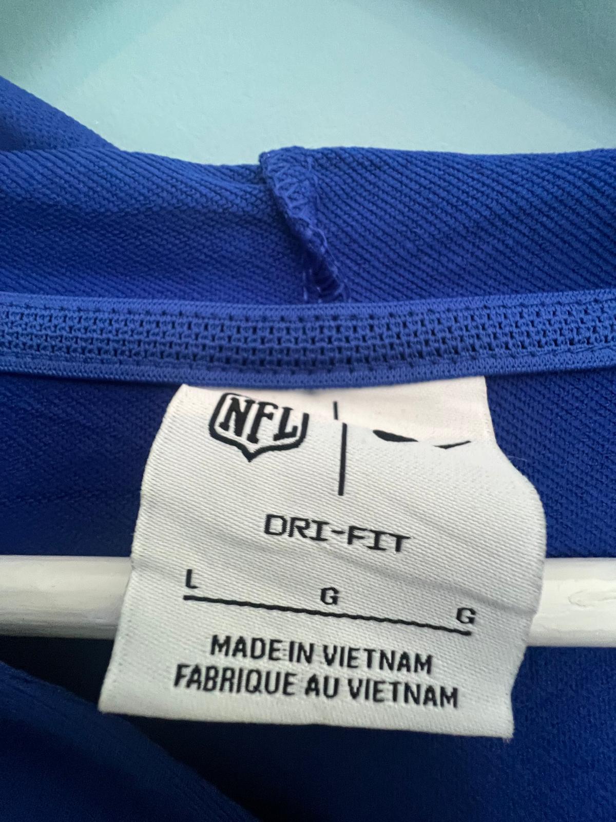 Nike Official NFL Detroit Lions Training Hooded Top Large