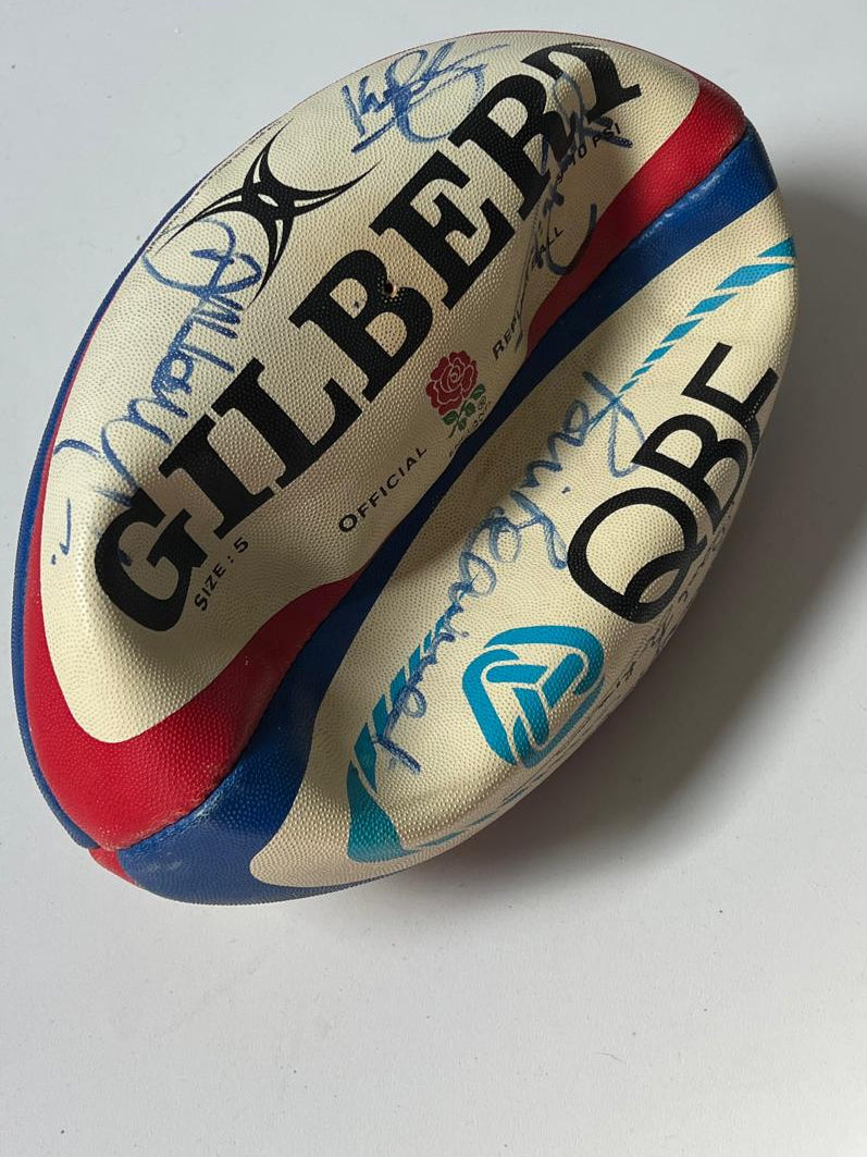 Fully Signed England Rugby Match Ball