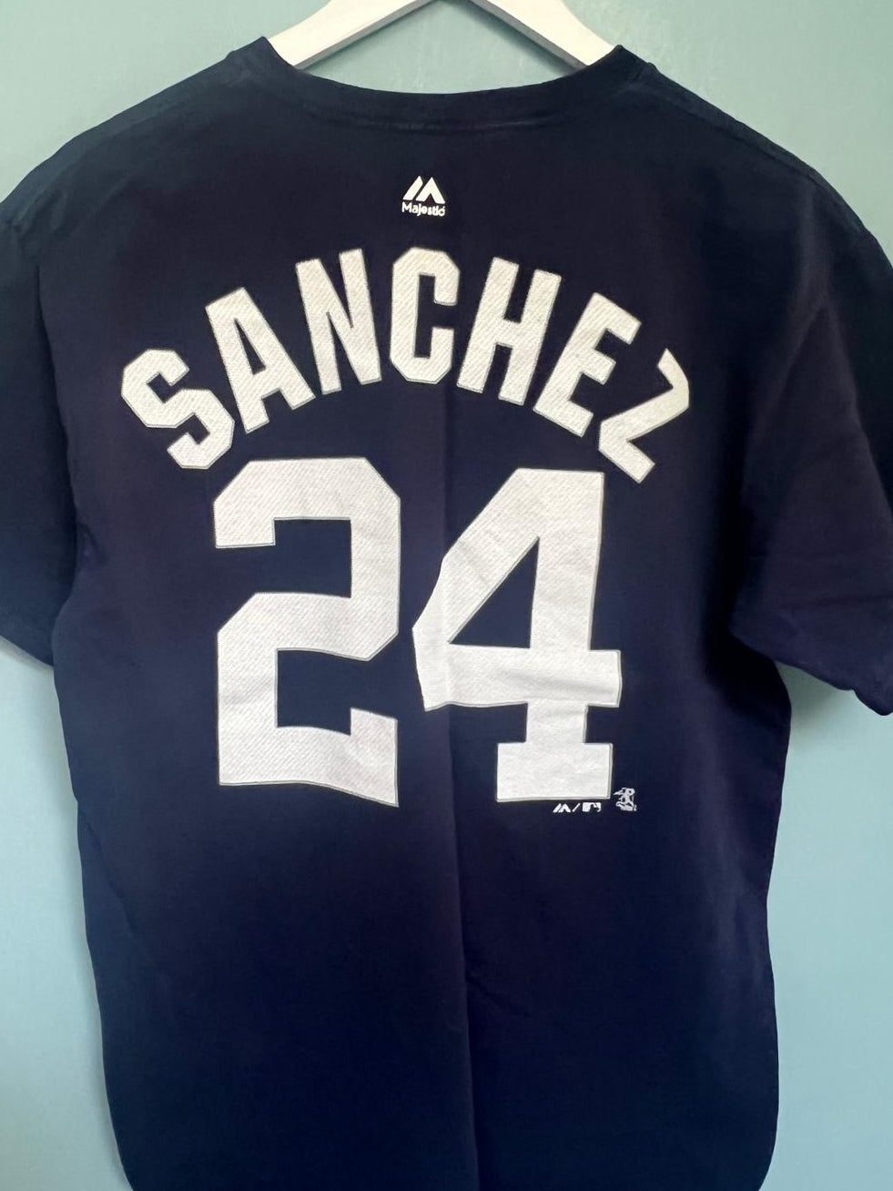 New York Yankees Tee Shirt #24 Sanchez Large