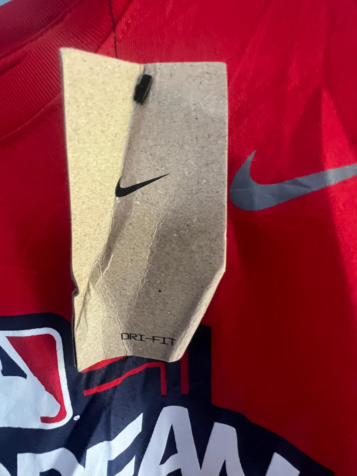 MLB European Tour Player Issue Tee Shirt Nike #48 XL