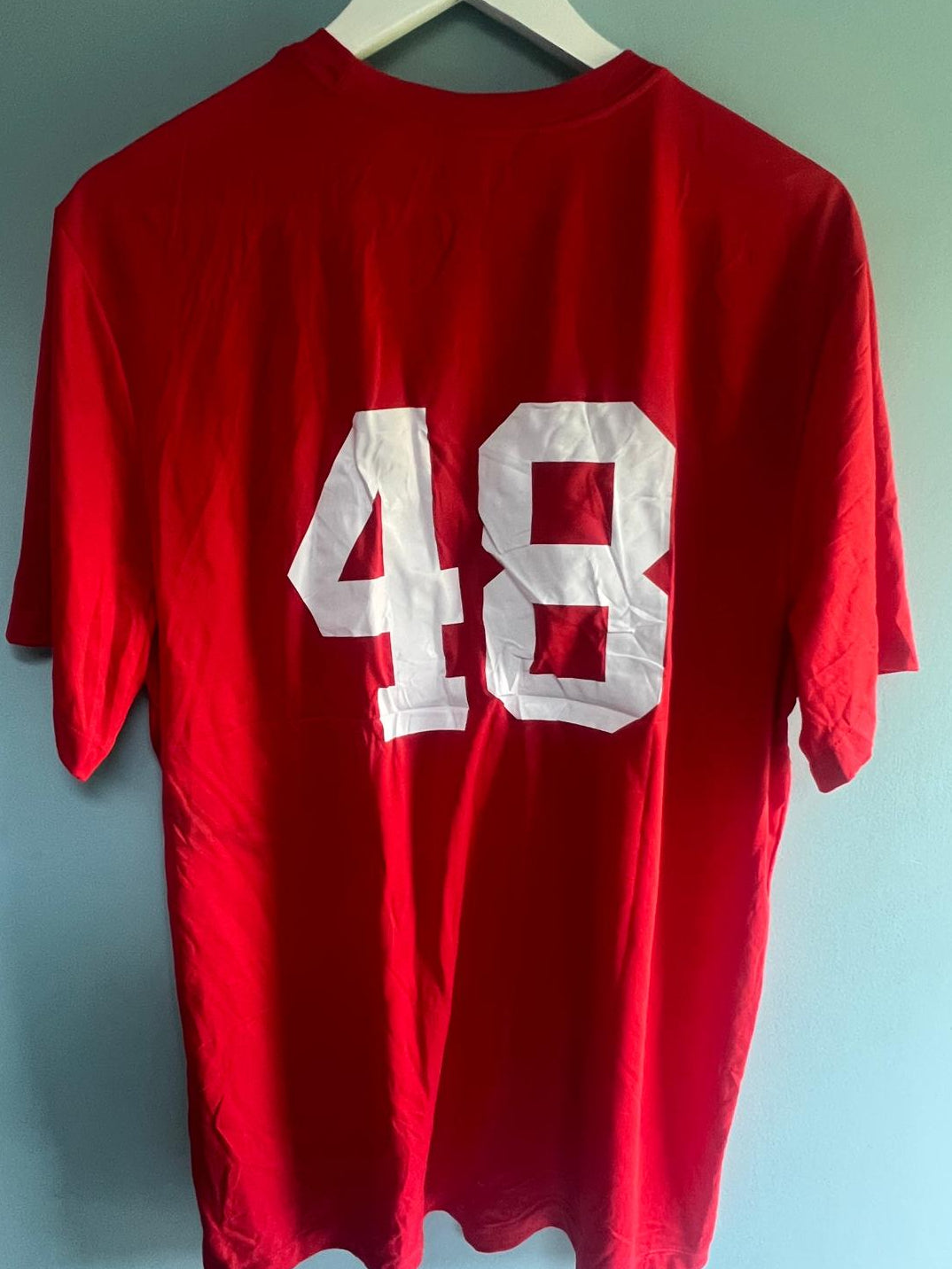 MLB European Tour Player Issue Tee Shirt Nike #48 XL