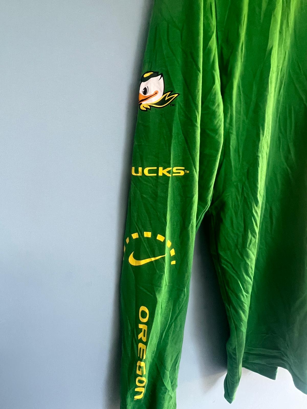 Oregon University Nike Long Sleeve Top Large