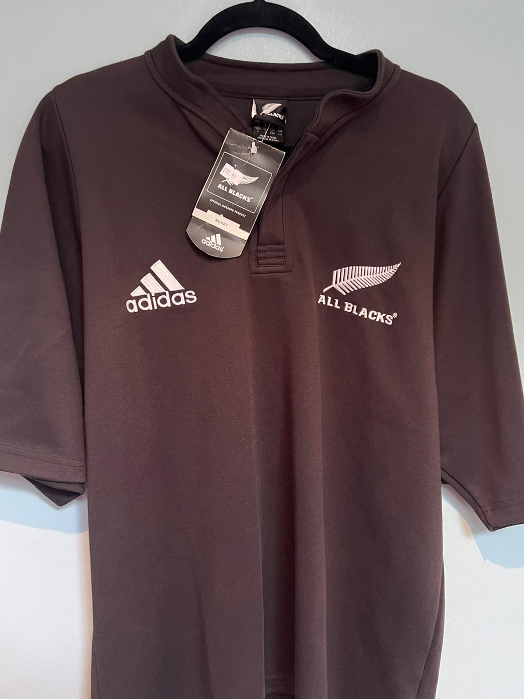 Vintage Adidas New Zealand All Blacks 2001 Shirt Large