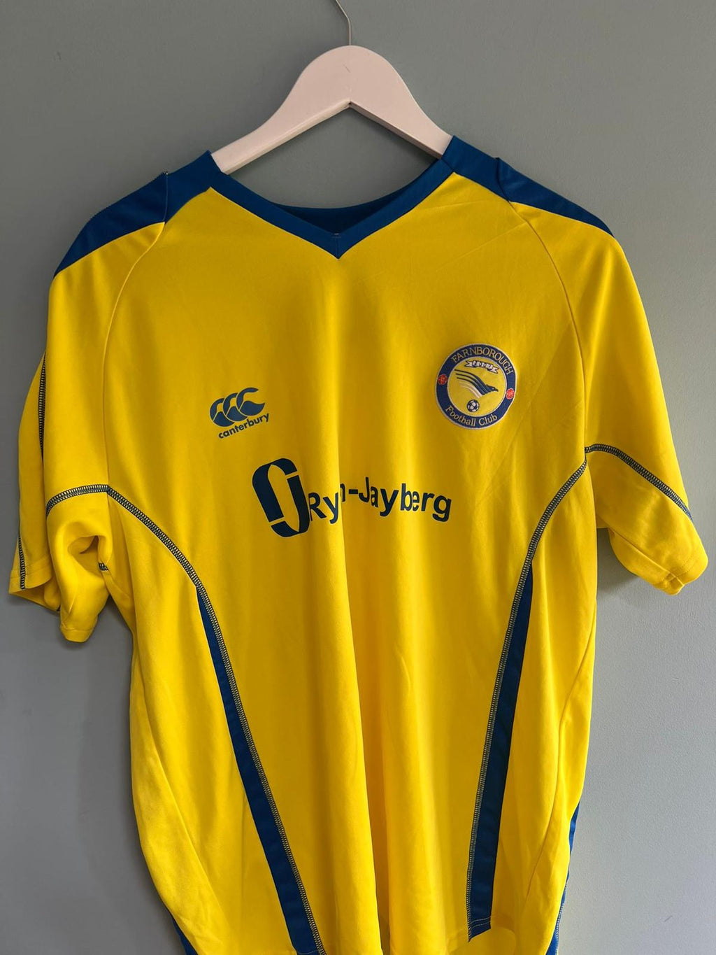 Farnborough FC Match Worn Home Shirt #6 XL Canterbury