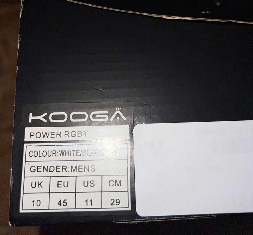 Kooga Rugby Soft Ground Boots Size 10 *BNIB*